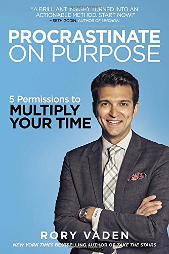 Procastinate on purpose book cover. 