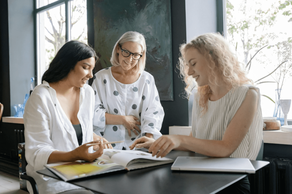 Women Having a Meeting at the Office