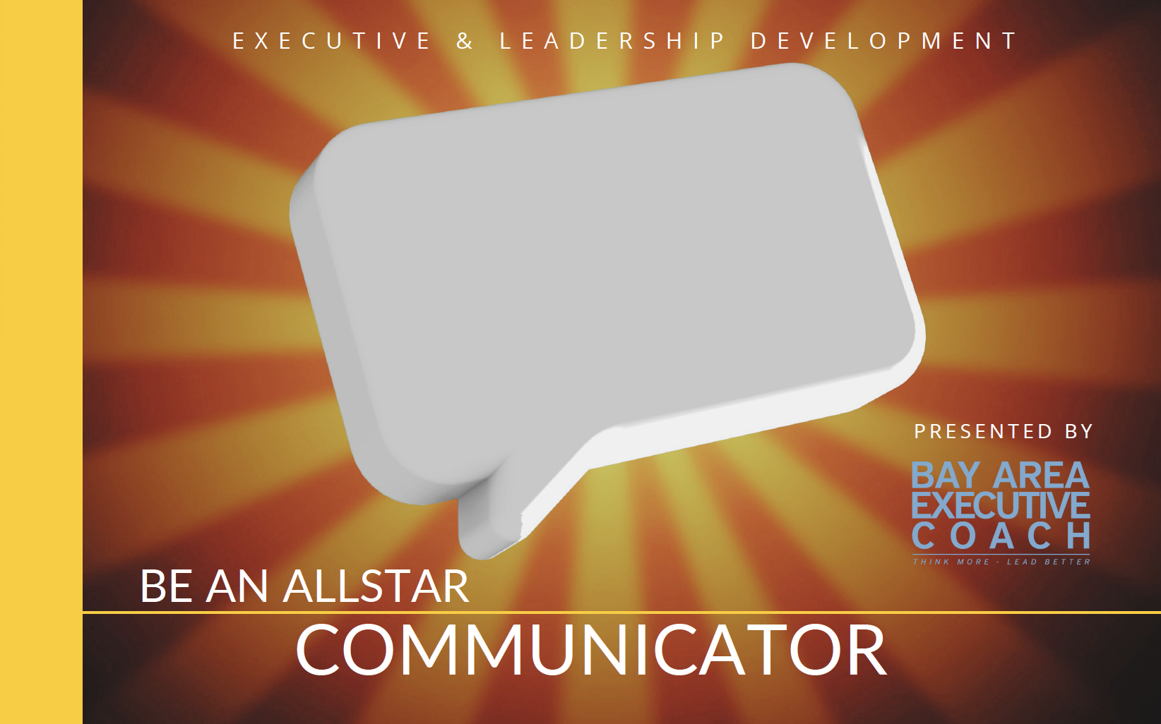 Executive and Leadership Development Be An Allstar Communicator EBOOK