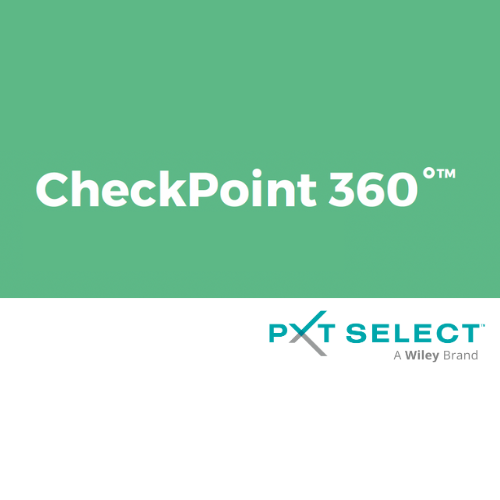 Logo for the Checkpoint 360 from PXT Select.