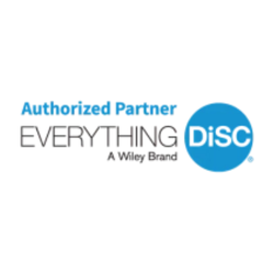 A badge that says "Authorized Partner: Everything DiSC. A Wiley Brand."