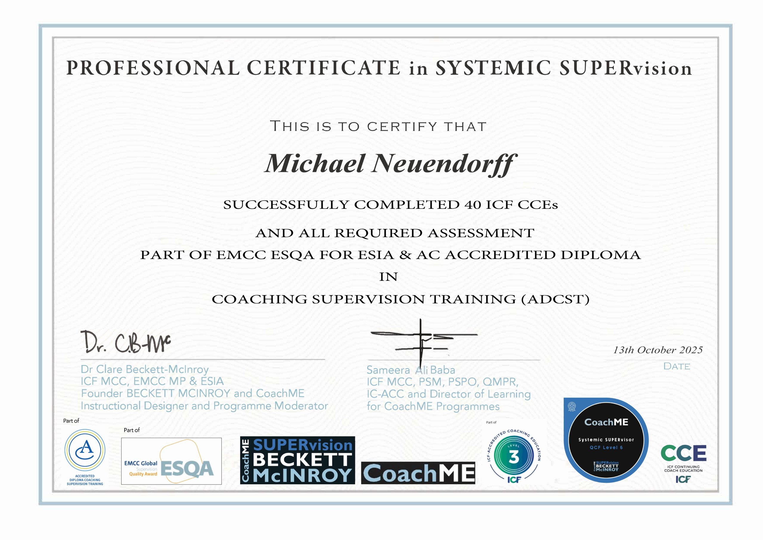 Bay Area Executive Coach a Credentialed Coach Supervisor