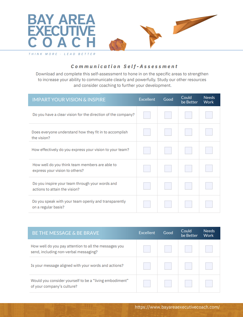 Thumbnail for the "Communication Self-Assessment."