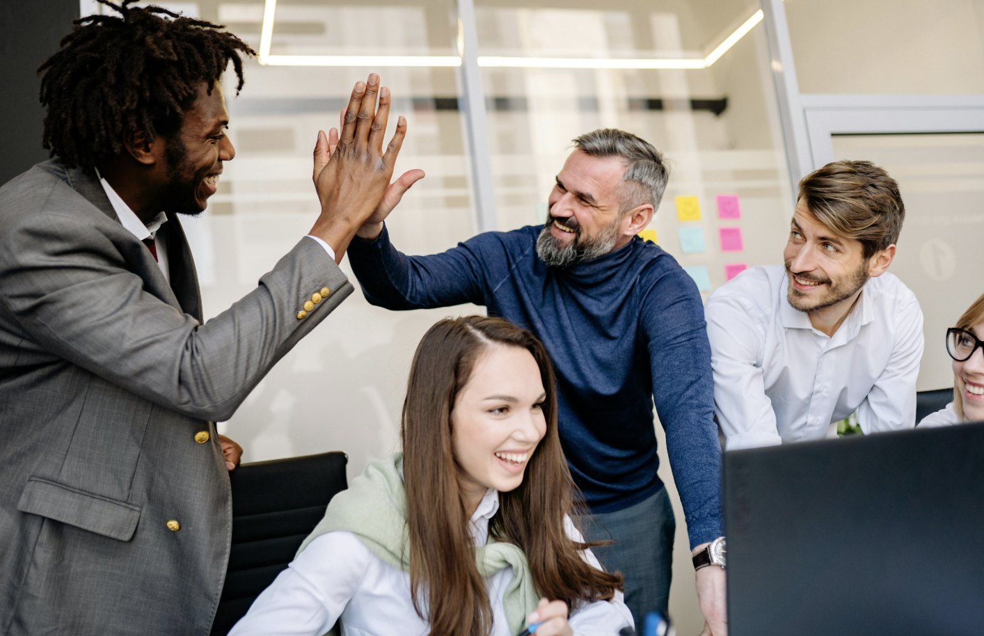 A leader building employee engagement